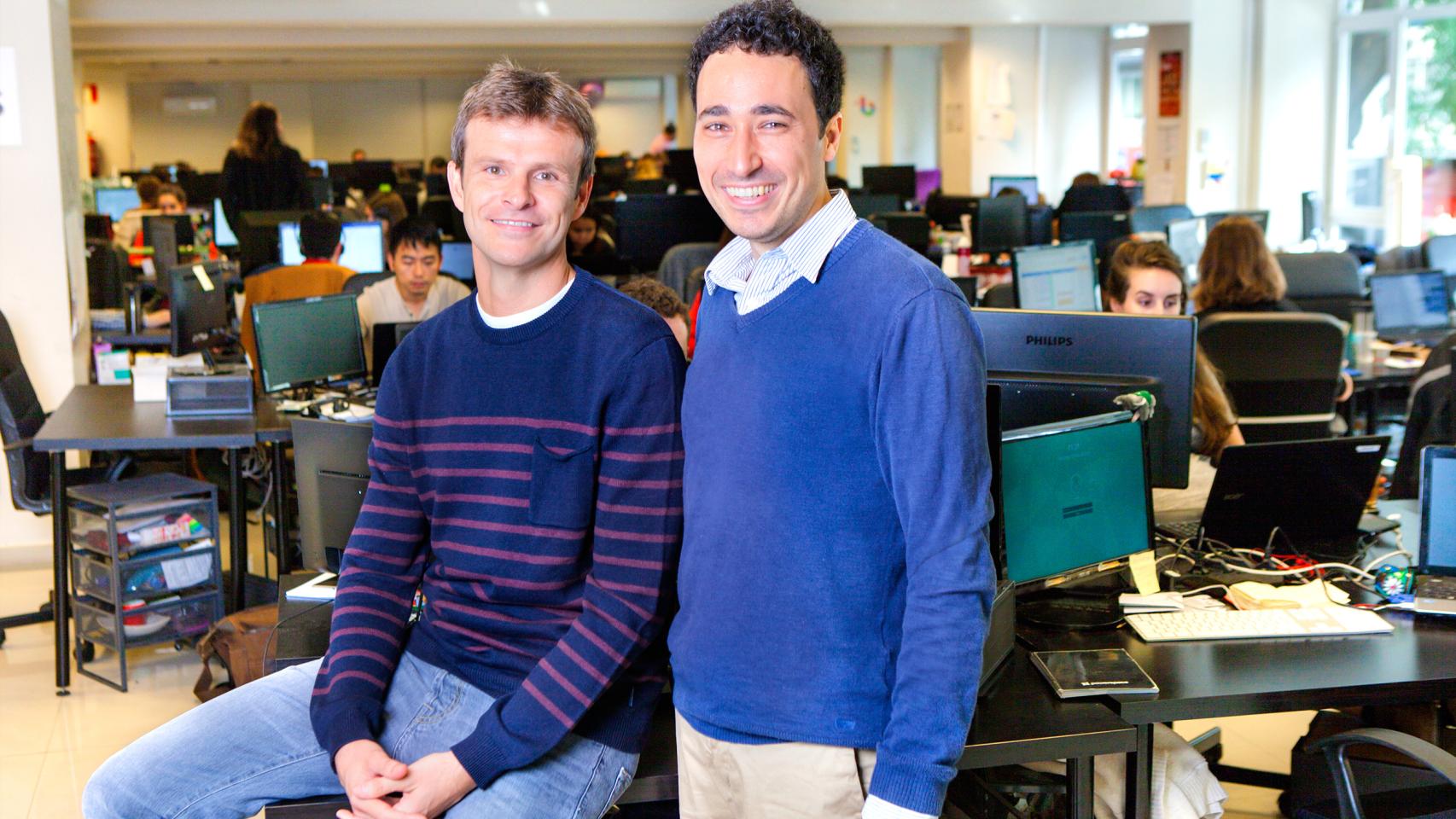 Los cofundadores de Ticketbis, Jon Uriarte y Ander Michelena.