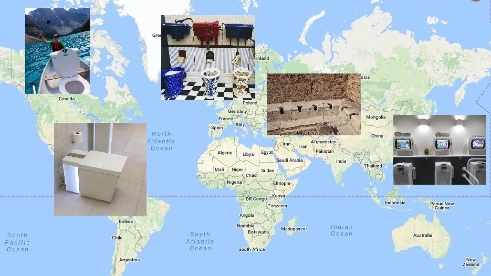 Un recorrido por los excusados del planeta.