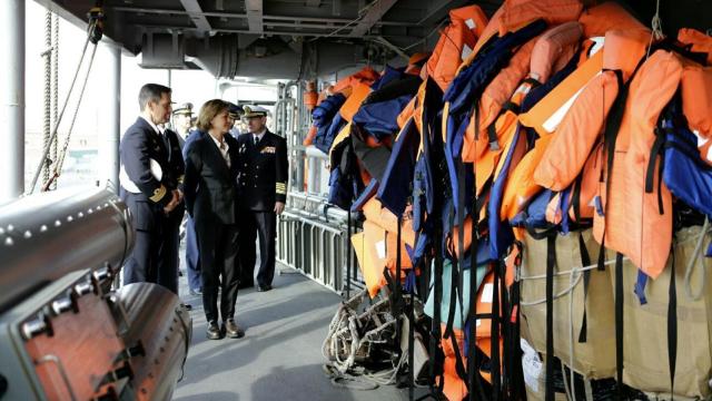 El Destacamento Grappa de la base militar de Sigonella.