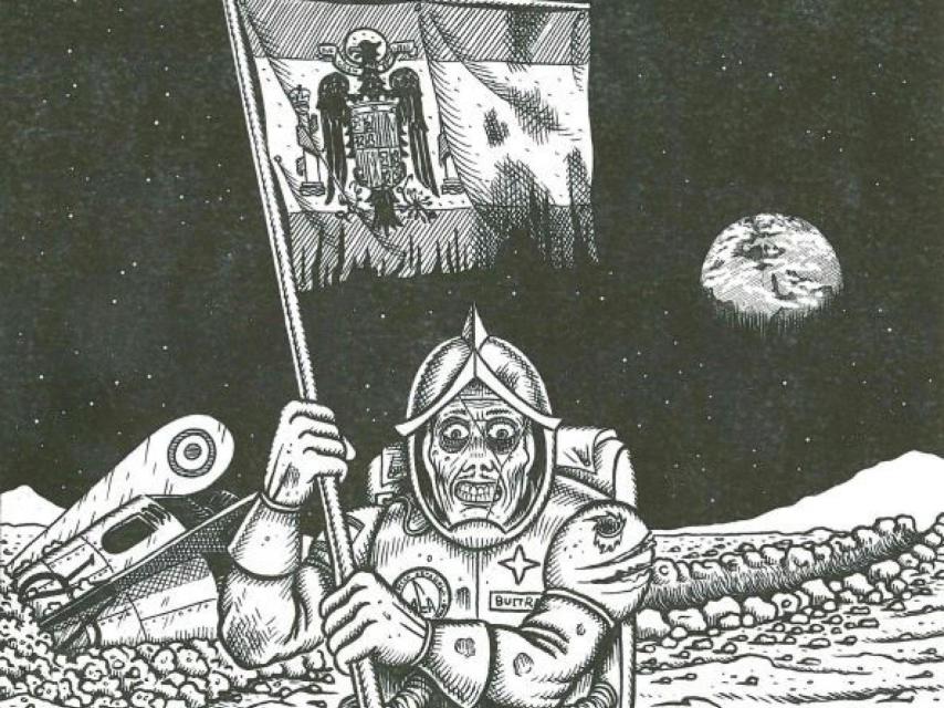 El día que Franco soñó con clavar la rojigualda a la Luna