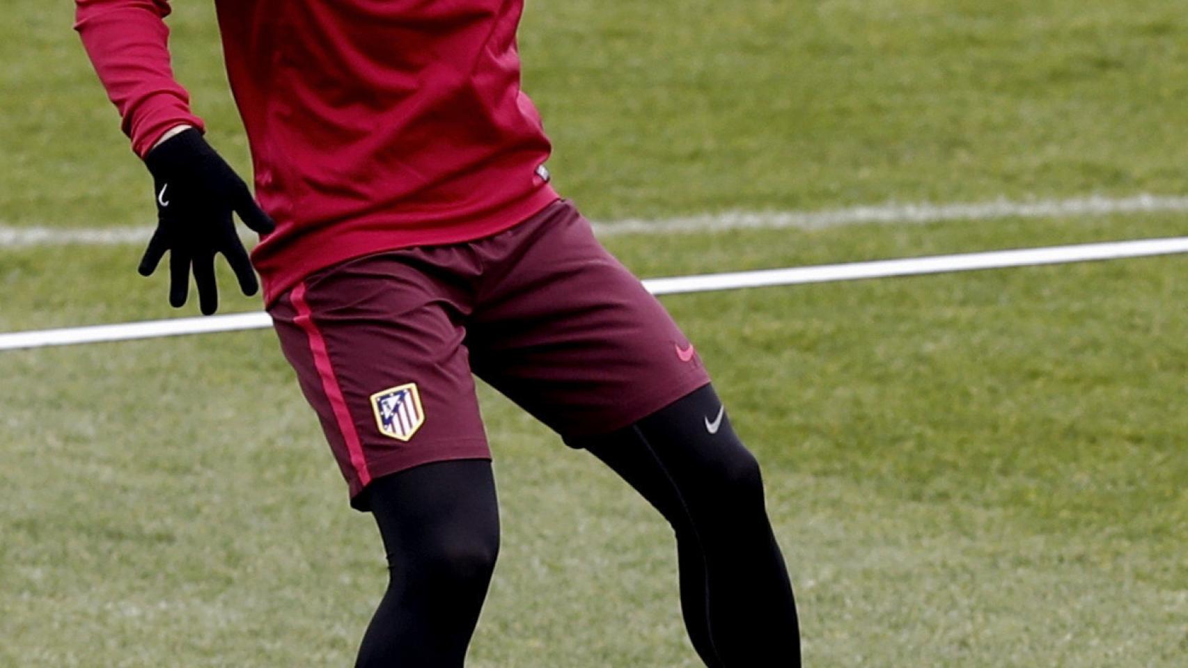 Griezmann durante un entrenamiento.