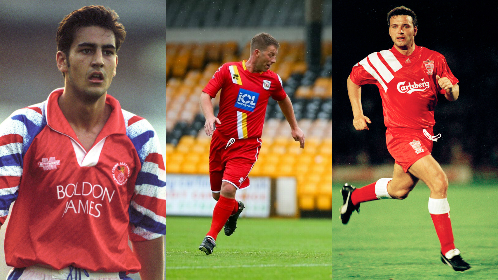 De izquierda a derecha: Andy Woodward, Steve Walters y Paul Stewart.