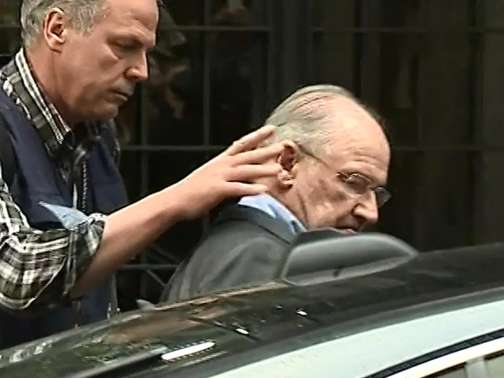 Rodrigo Rato, el día de su detención, el 17 de abril de 2015