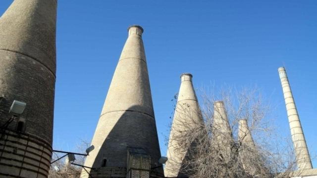 Imagen de los hornos de La Cartuja Pickman.