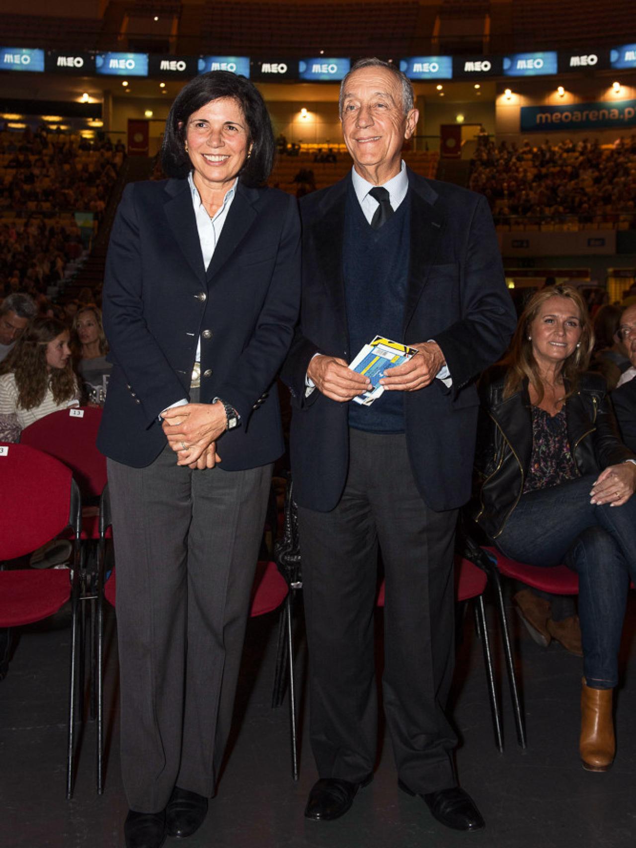 Rita Amaral Cabral e Marcelo Rebelo de Sousa.
