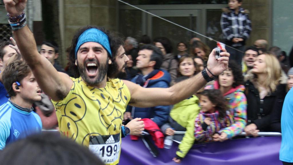 'Maraton Man': cazador de sonrisas gastando zapatillas
