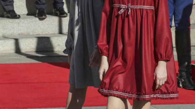 Las hijas de los reyes, durante la apertura de la legislatura el pasado 17 de noviembre.