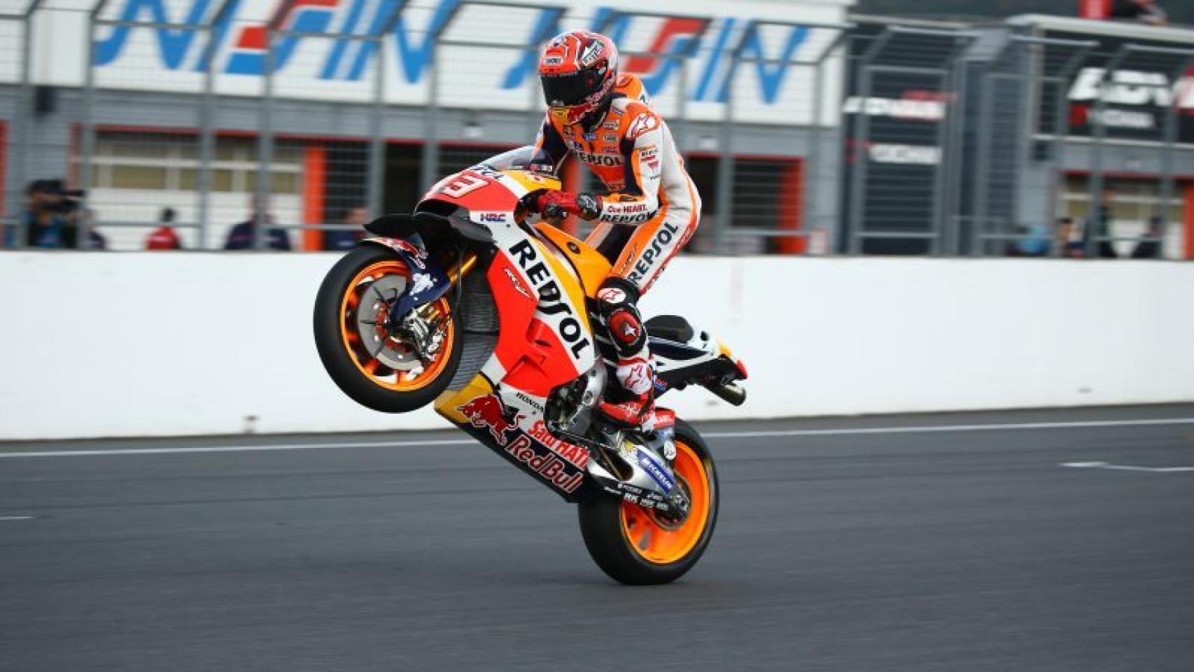 Marc Márquez en el Honda Racing Thanks Day.