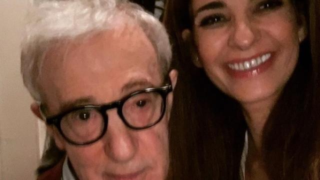 Mariló Montero junto a Woody Allen en Nueva York.