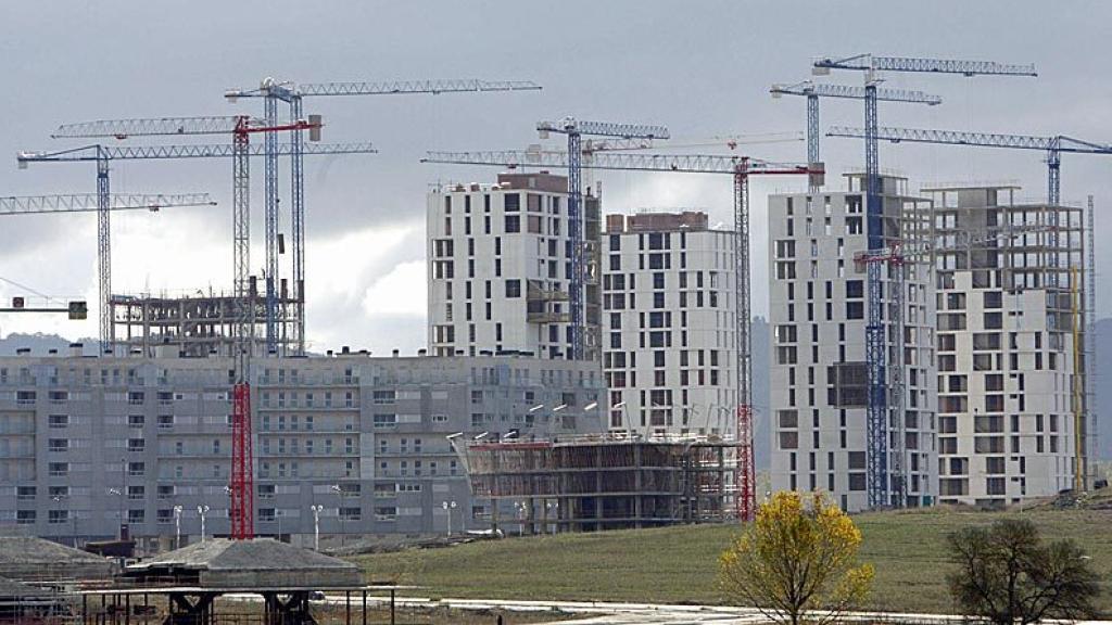 Viviendas en construcción.