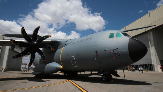 Un A400M de Airbus ensamblado en Sevilla.