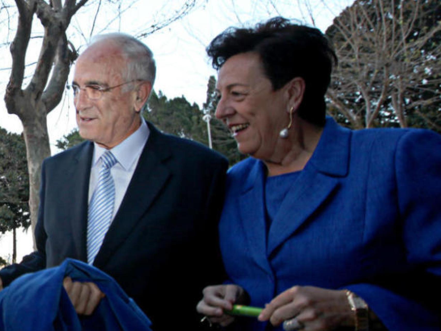 María del Carmen Martínez y su marido, Vicente Sala.