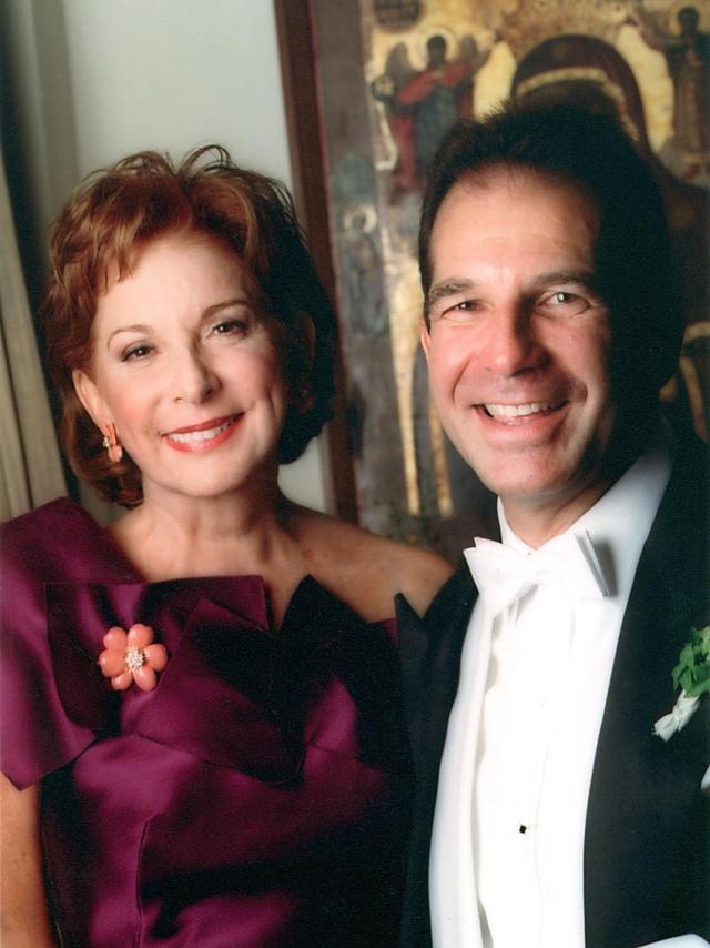 Con su primera mujer Carmen Santaella