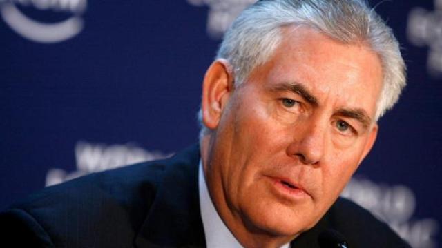 Rex Tillerson en una foto de archivo.