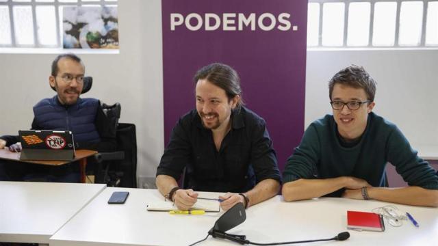Pablo Iglesias e Íñigo Errejón en el último consejo ciudadano de Podemos.
