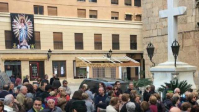 La cruz de la polémica en Callosa.