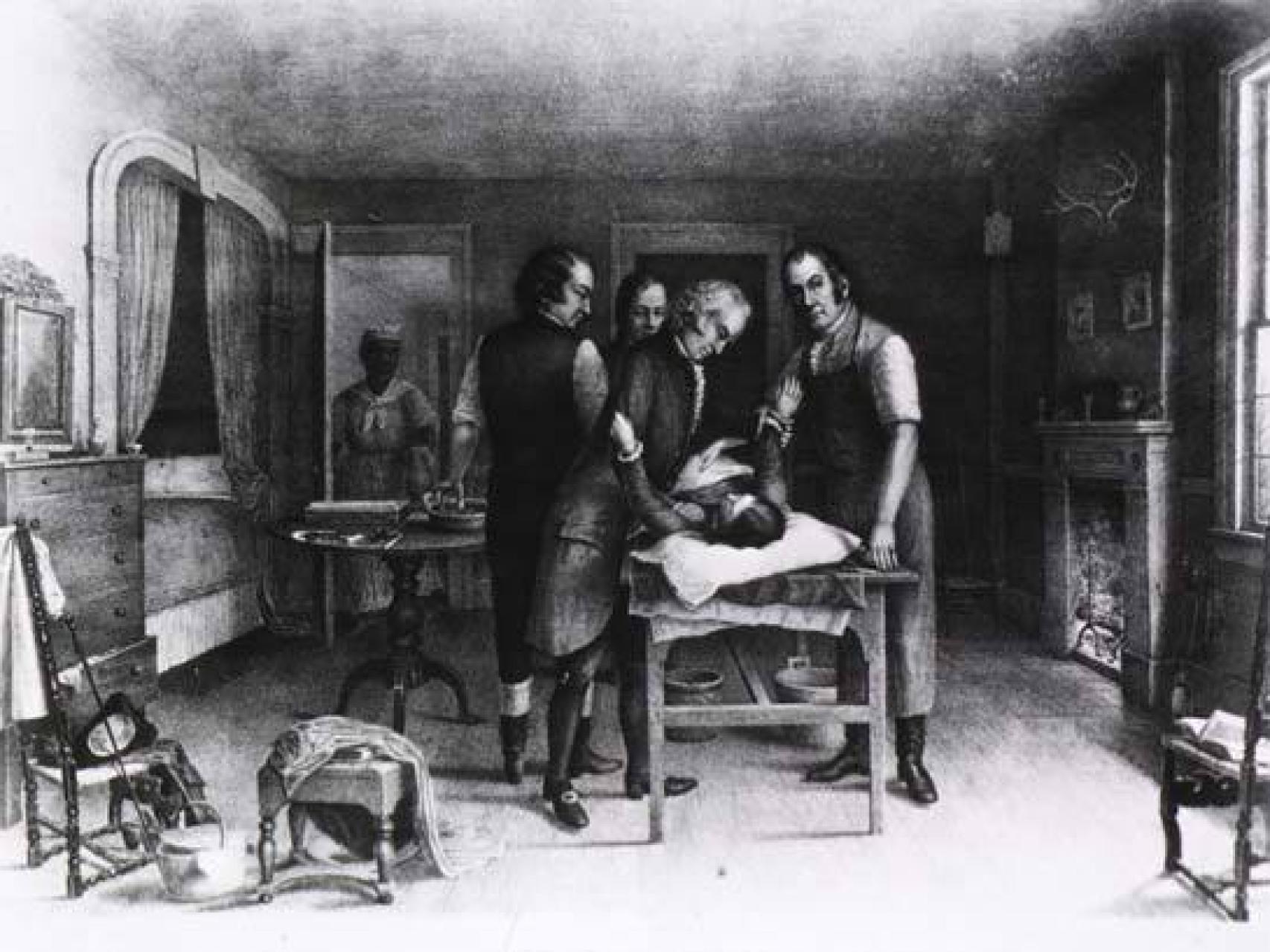 Litografía que reconstruye la operación de aquel 25 de diciembre.