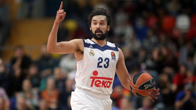 Llull, durante un partido de Euroliga.