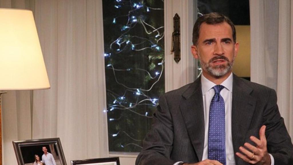 Felipe VI en su primer Mensaje de Navidad