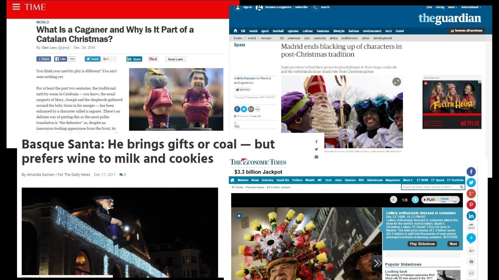 Muchos medios ven nuestras costumbres como algo estrambótico y raro...