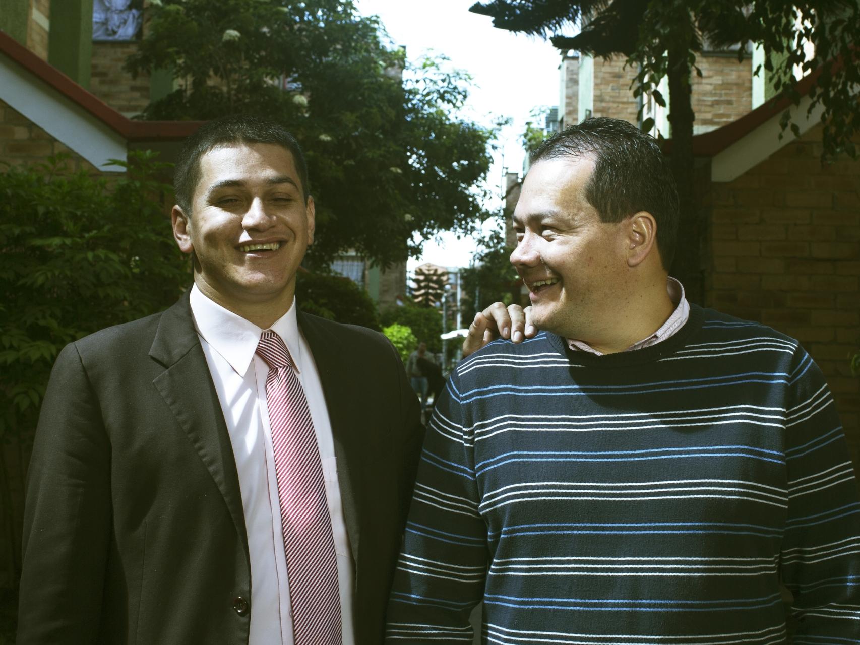 Wilson Barreto y Luis Hernando Barón fueron enemigos en el conflicto colombiano.