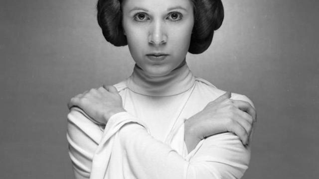 Carrie Fisher como princesa Leia.