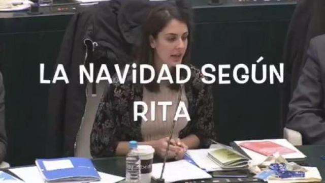 El vídeo que ha distribuido el PP ridiculizando a Rita Maestre.