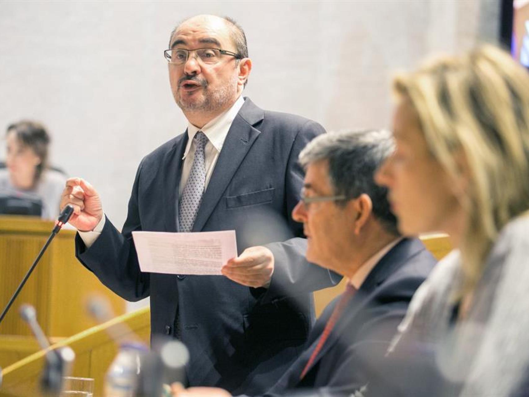 El presidente de Aragón, Javier Lambán.