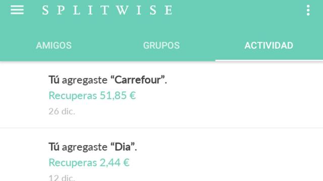 La mejor aplicación para compartir gastos y que no te deban dinero