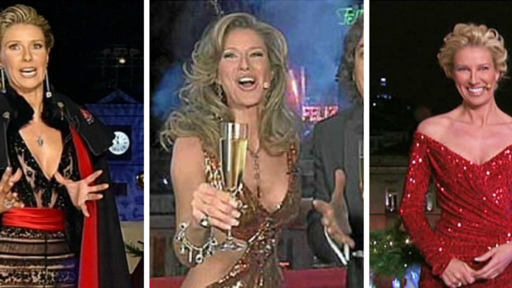 Los vestidos de Anne Igartiburu en las Campanadas de Nochevieja