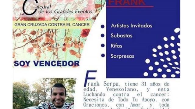 Cartel del acto solidario en el que recaudaron más de 5.000 euros.