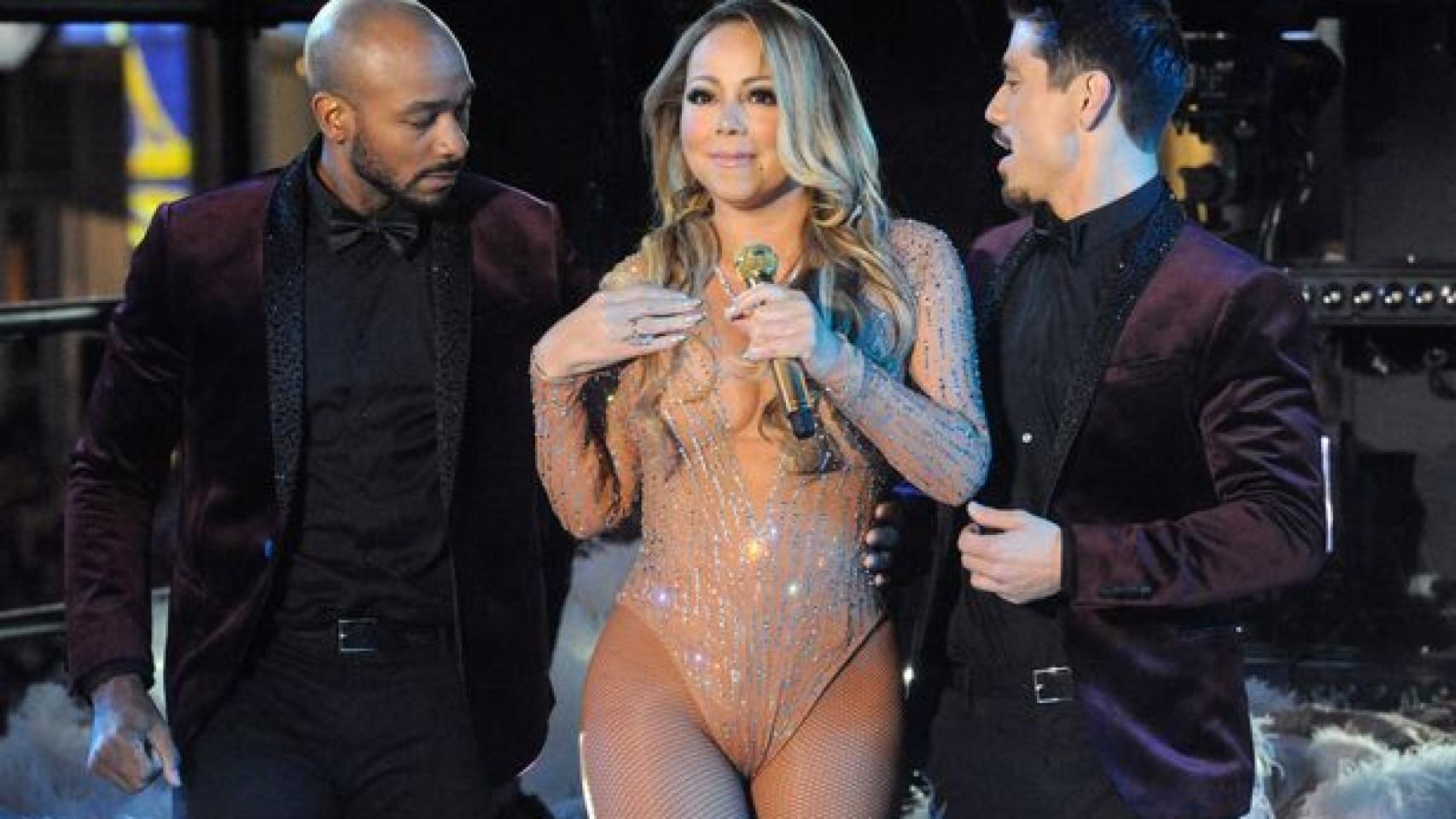 El desastroso playback de Mariah Carey en su actuación de Nochevieja