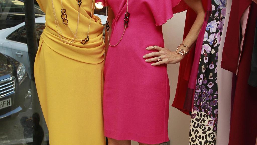 Miriam Ungría con algunos de sus diseños de 2014.