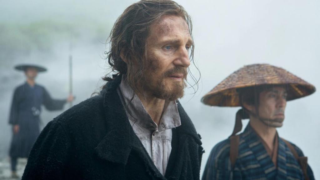 Liam Neeson en un fotograma de Silencio.