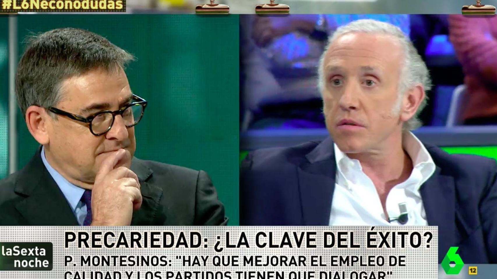 El economista Juan Torres abandona 'laSexta Noche' por acusaciones de Inda