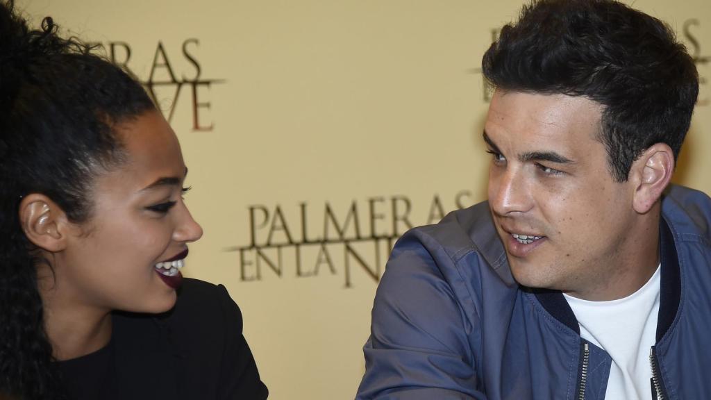 Berta Vázquez y Mario Casas en la promoción de su película en DVD el pasado mes de abril.