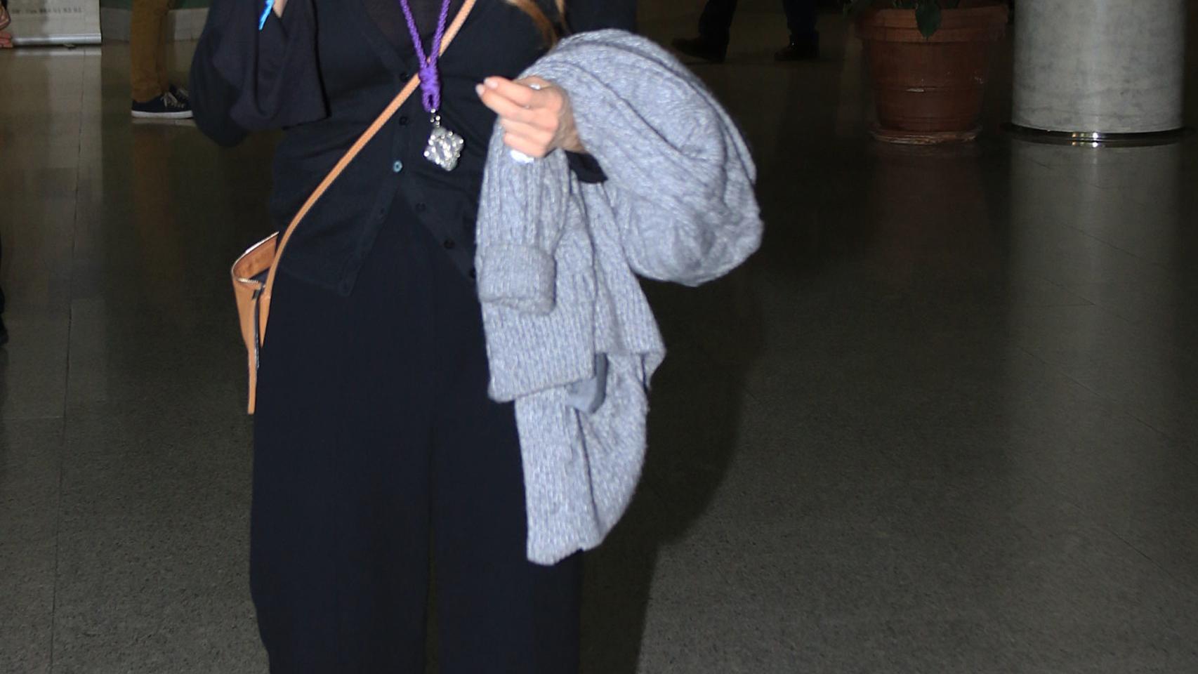 Los compañeros de 'Sálvame' de María Patiño  en el adiós a su padre