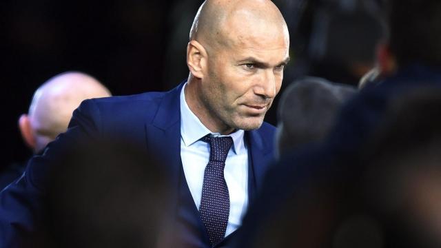 Zinedine Zidane, en la gala de los premios de la FIFA en Zúrich.