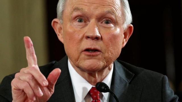 Sessions, durante su comparecencia en el Senado
