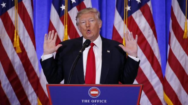 Trump, durante su intervención este miércoles