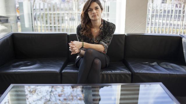 Clara Serra en la Asamblea de Madrid.