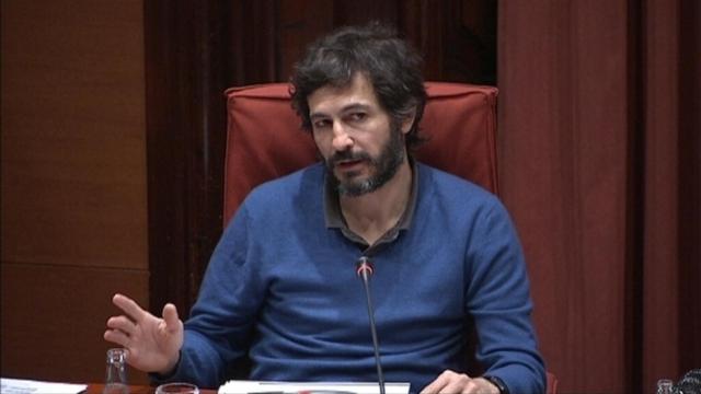 Oleguer Pujol Ferrusola, en el Parlament de Catalunya