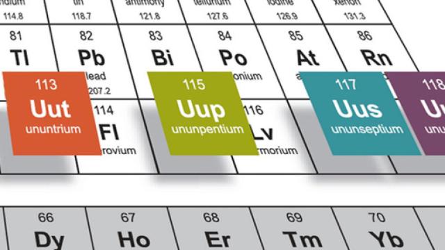 Image: Cuatro nuevos elementos químicos