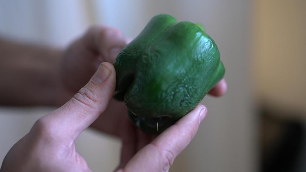 Uno de los pimientos que venden a través de la aplicación