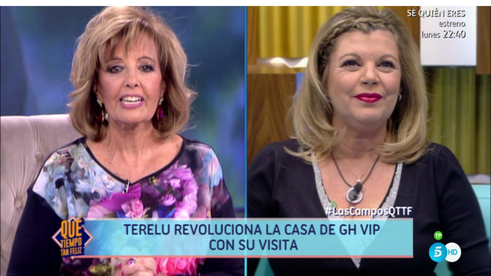 Terelu no descansa: este sábado también estuvo en 'QTTF'