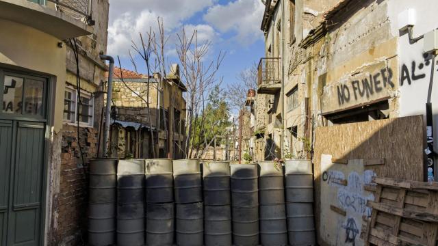 Nicosia, la capital de Chipre, está divida en dos.