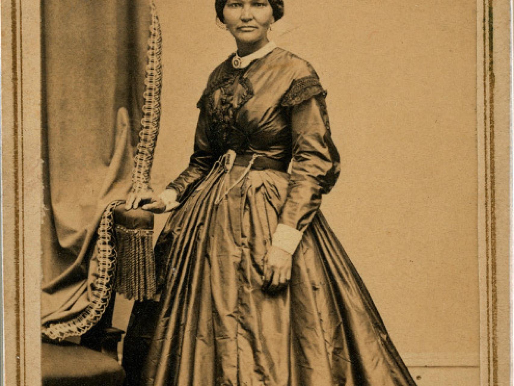 Elizabeth Keckley, confidente de la primera dama, a quien acompañó en el discurso de Gettysburg.