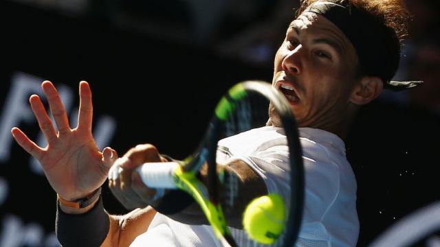 Nadal, durante uno de los partidos de este torneo.
