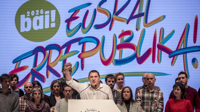 Arnaldo Otegi, durante el congreso de Sortu celebrado este sábado.