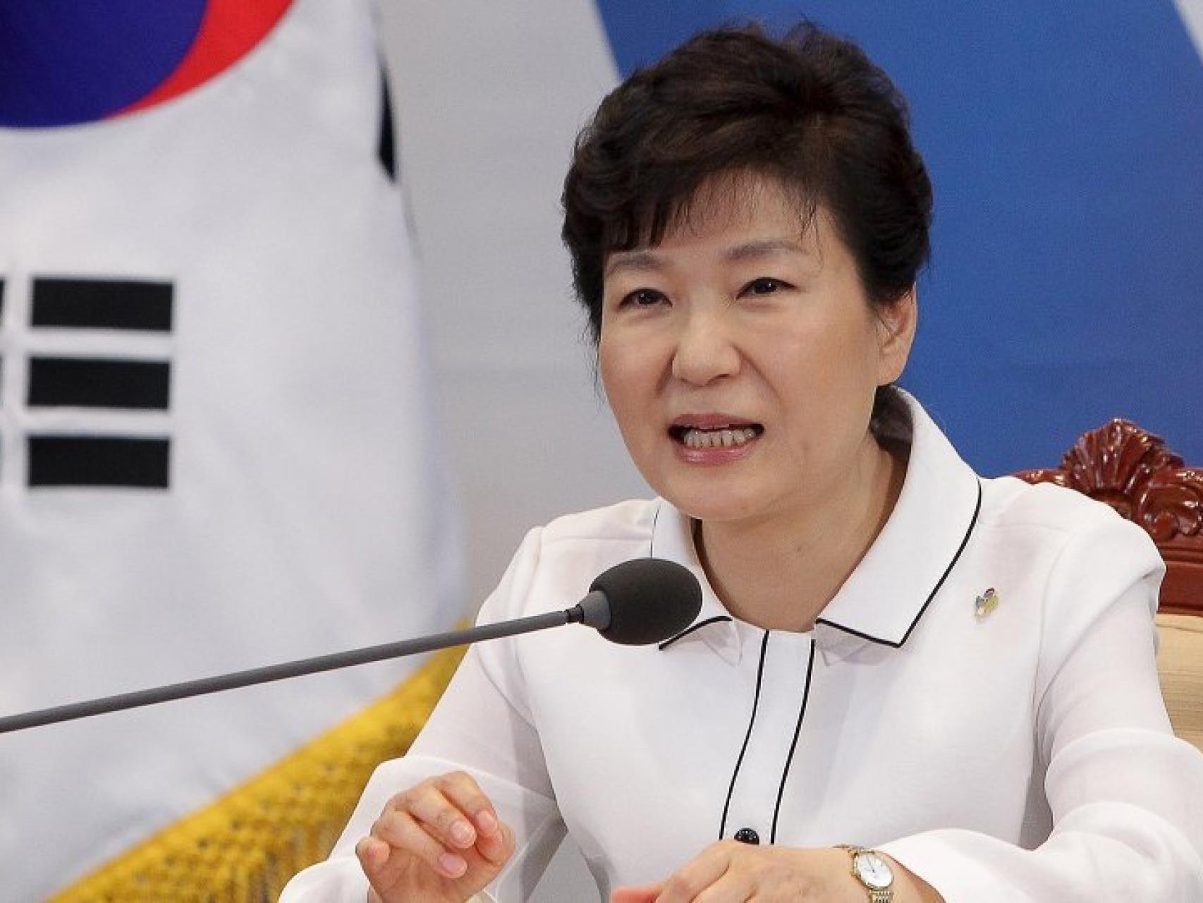 Park Geun-hye, Presidenta de Corea del Sur.